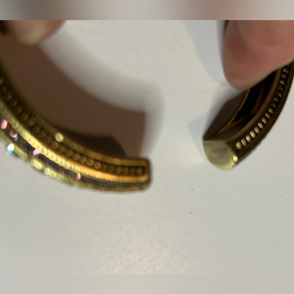 Heidi Daus Gold and Purple Ornate Bracelet - Picture 6 of 8